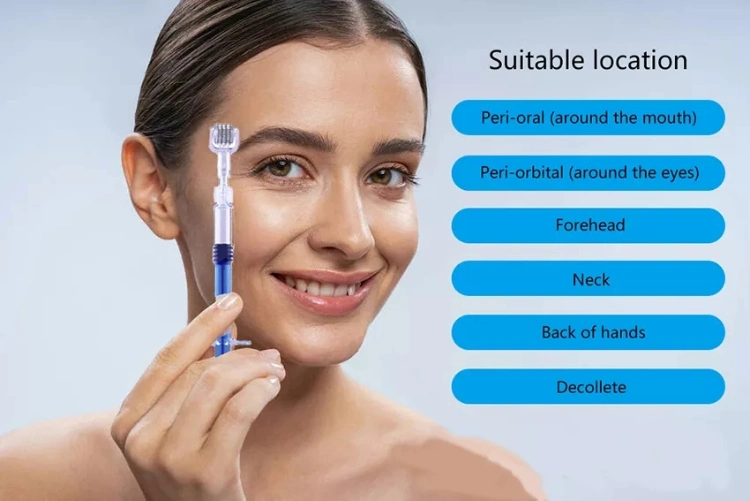 72 Titanium Micro Needles Collage Introduction Serum Delivery Dermaroller