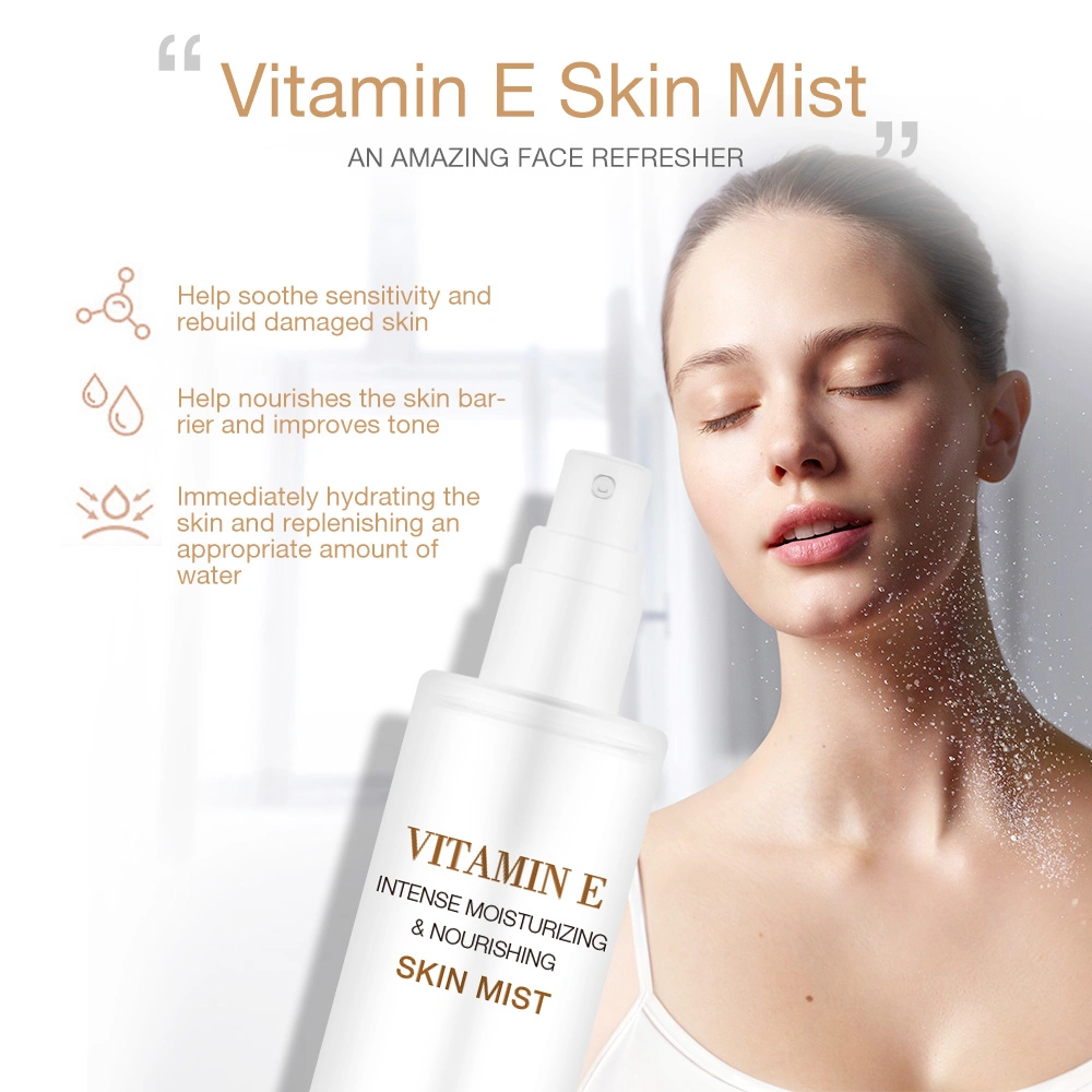 OEM Skin Care Hyaluronic Acid Anti Wrinkle Skin Glow Vitamin E Face Mist