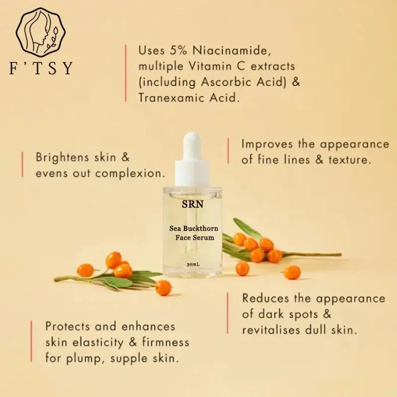 Private Label Hydrating Brightening Whitening Anti-Acne Orange Salicylic Face Serum Essence